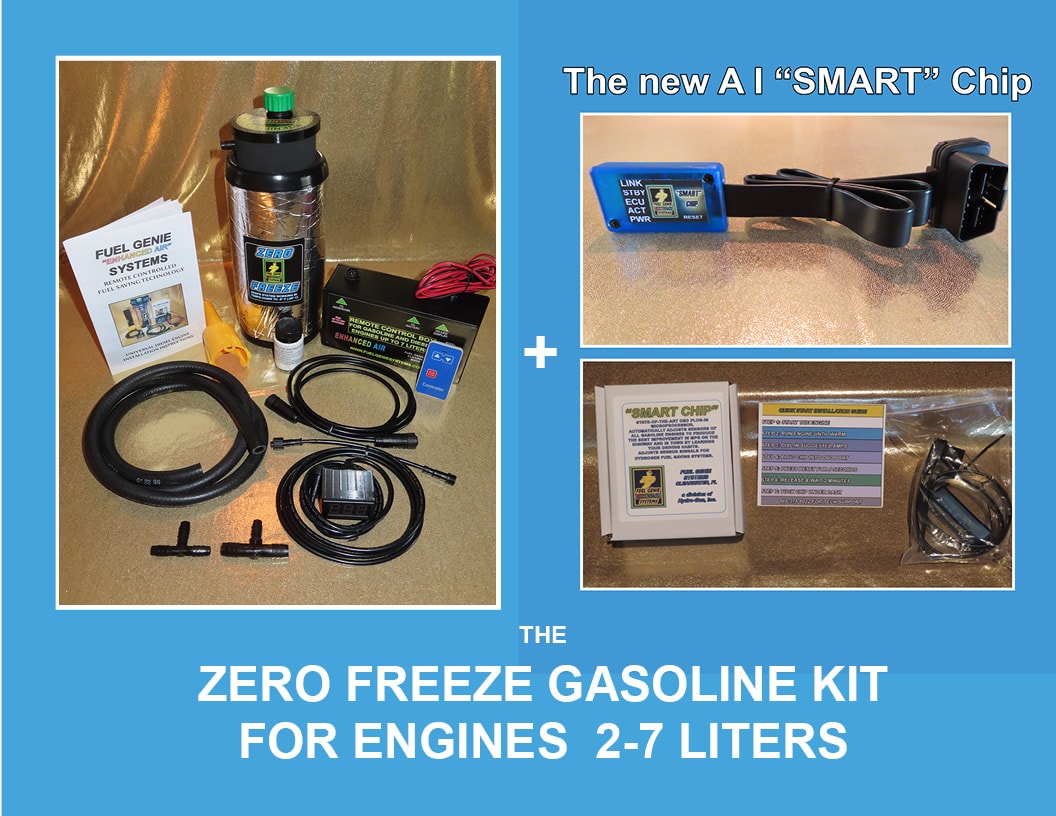 Kit 4 — Zero Freeze gasoline kit for engines 2-7 liters
